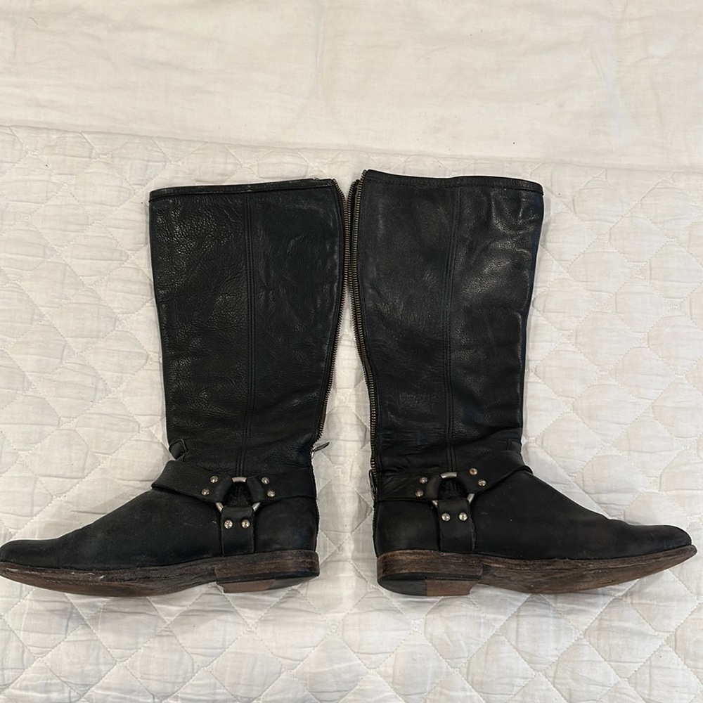 Frye Harness Riding Boots Black size 9.5